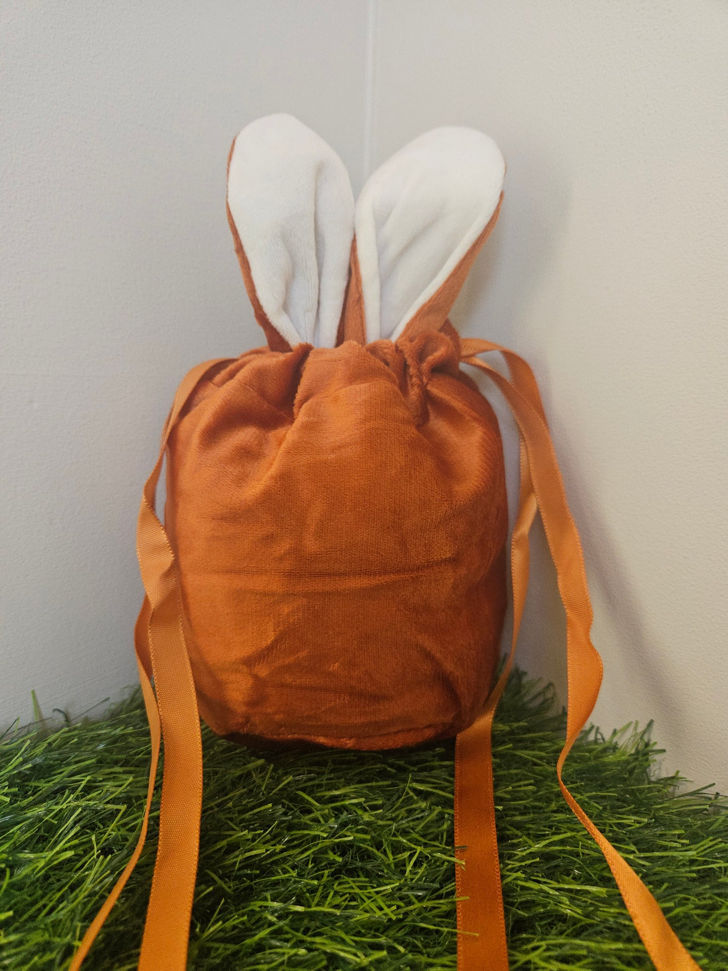 Rust velvet bunnt bag