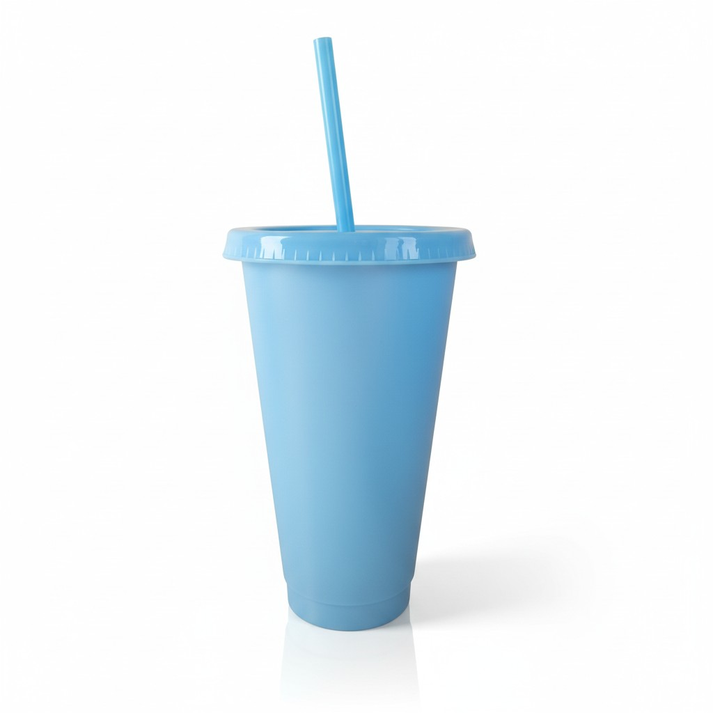 24oz baby blue cold cup