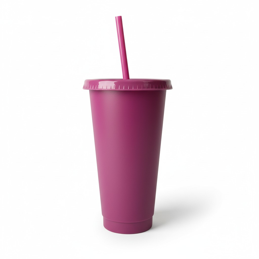24oz plum cold cup