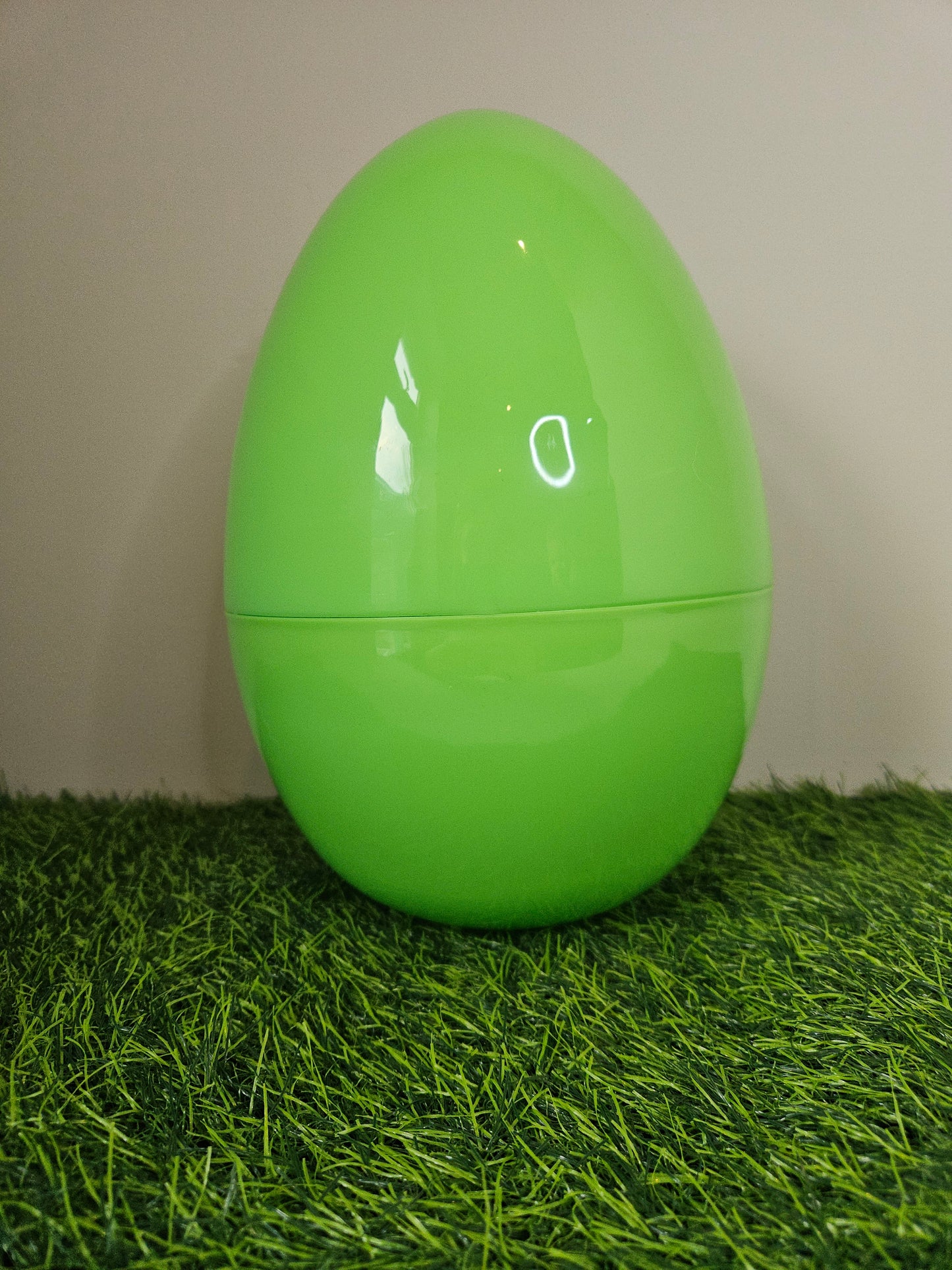 12" Green extra large fillable egg