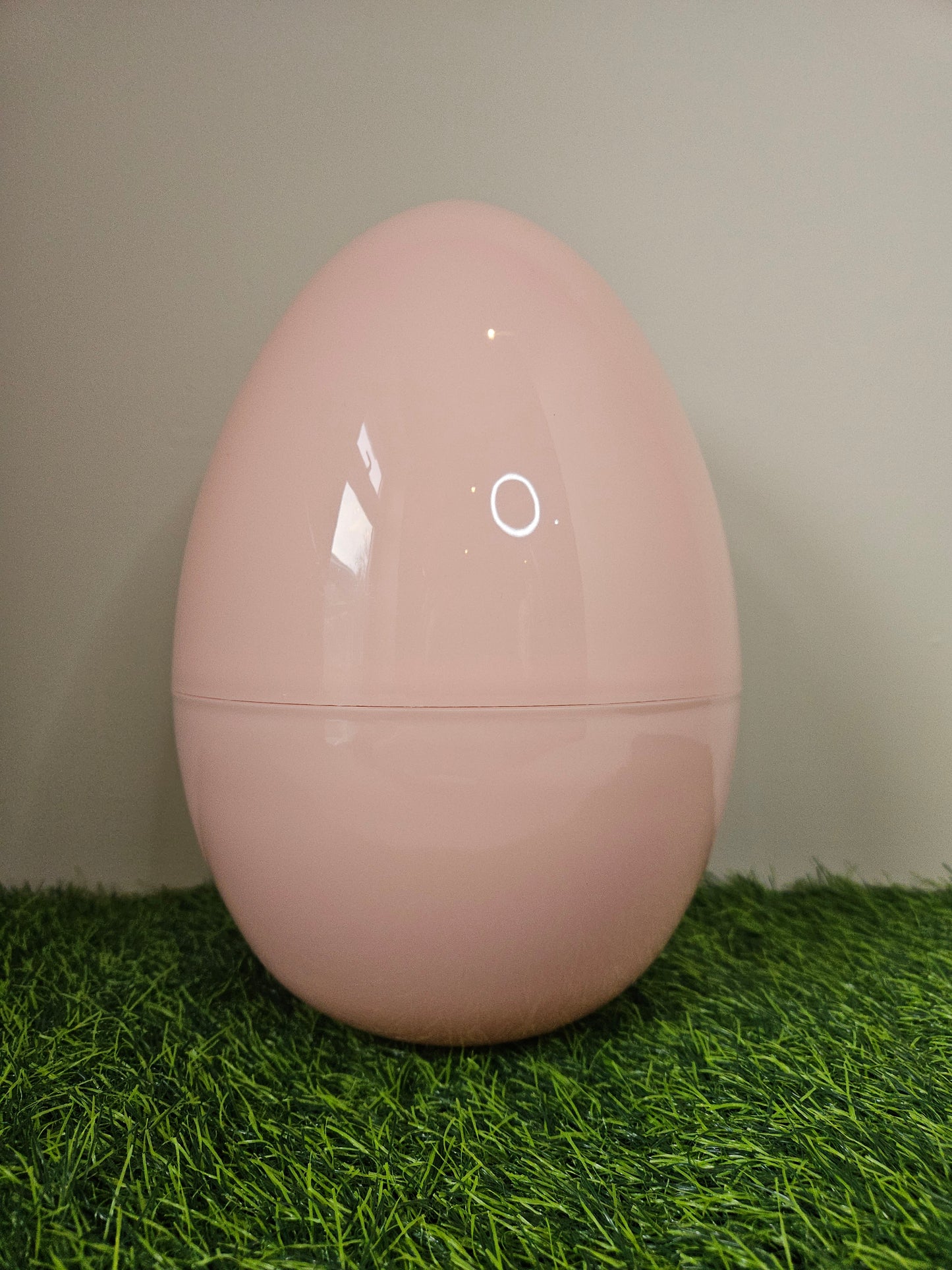 Baby pink 12" extra large fillable egg