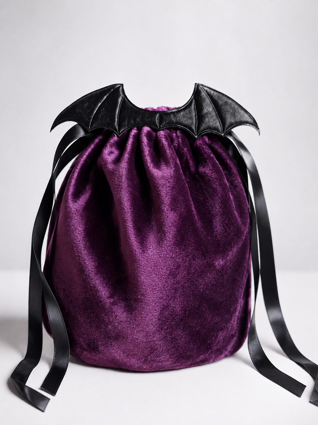 Velvet bat bag
