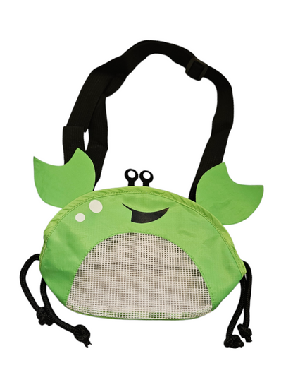 Crab shell collecting mesh bag