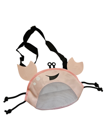 Crab shell collecting mesh bag