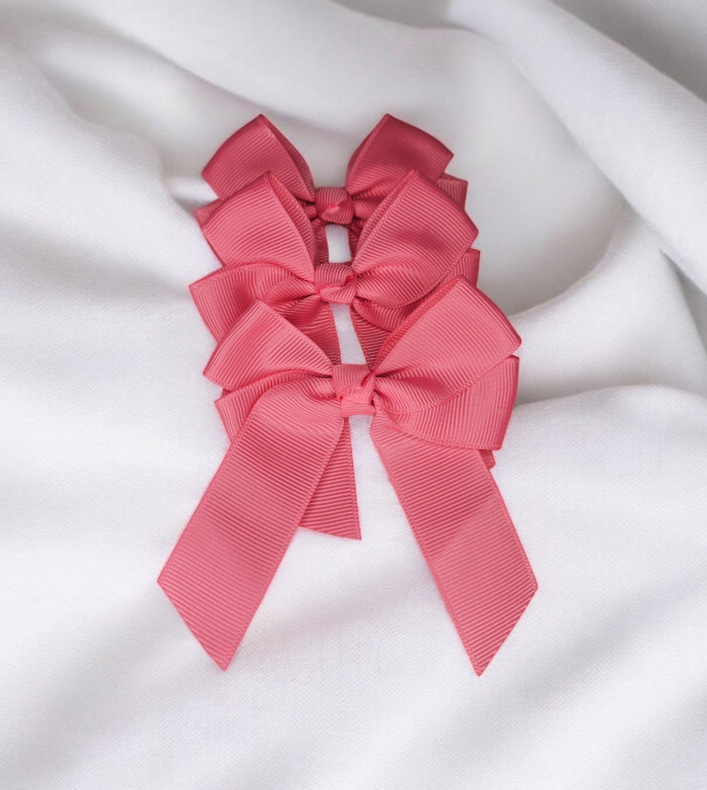 Pink hair bow
