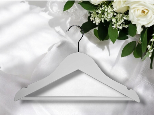 Childrens white wooder hanger