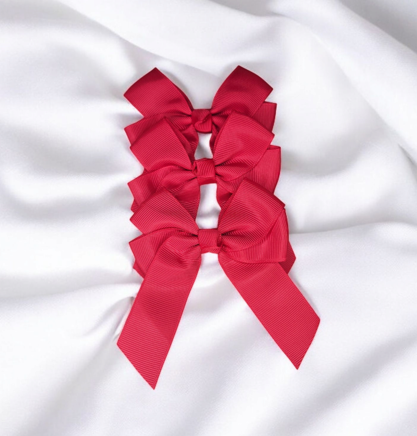 Hot pink hair bow