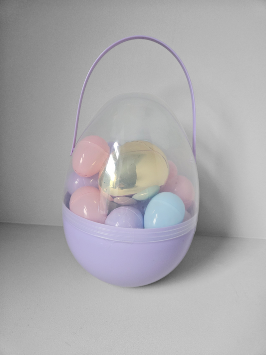 Purple fillable egg