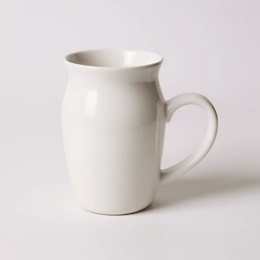 White ceramic milk jug