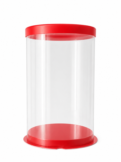 Red Cylinder Elf Arrival Box