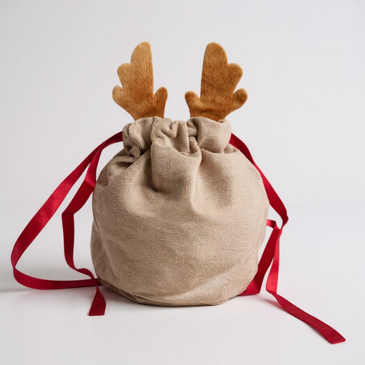 Velvet reindeer bag