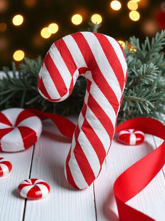 Candy cane cushion