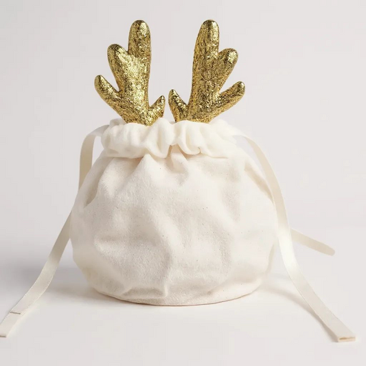 Velvet reindeer bag