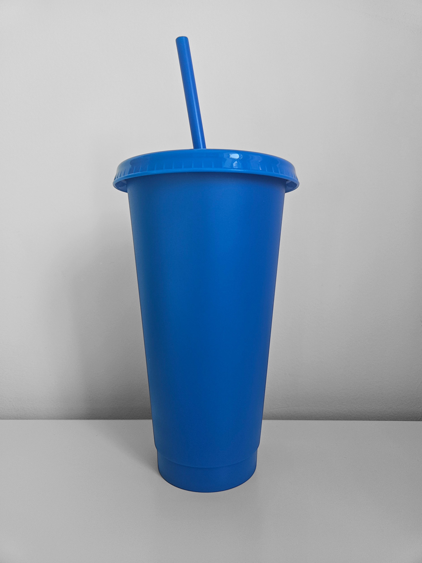 24oz blue cold cup