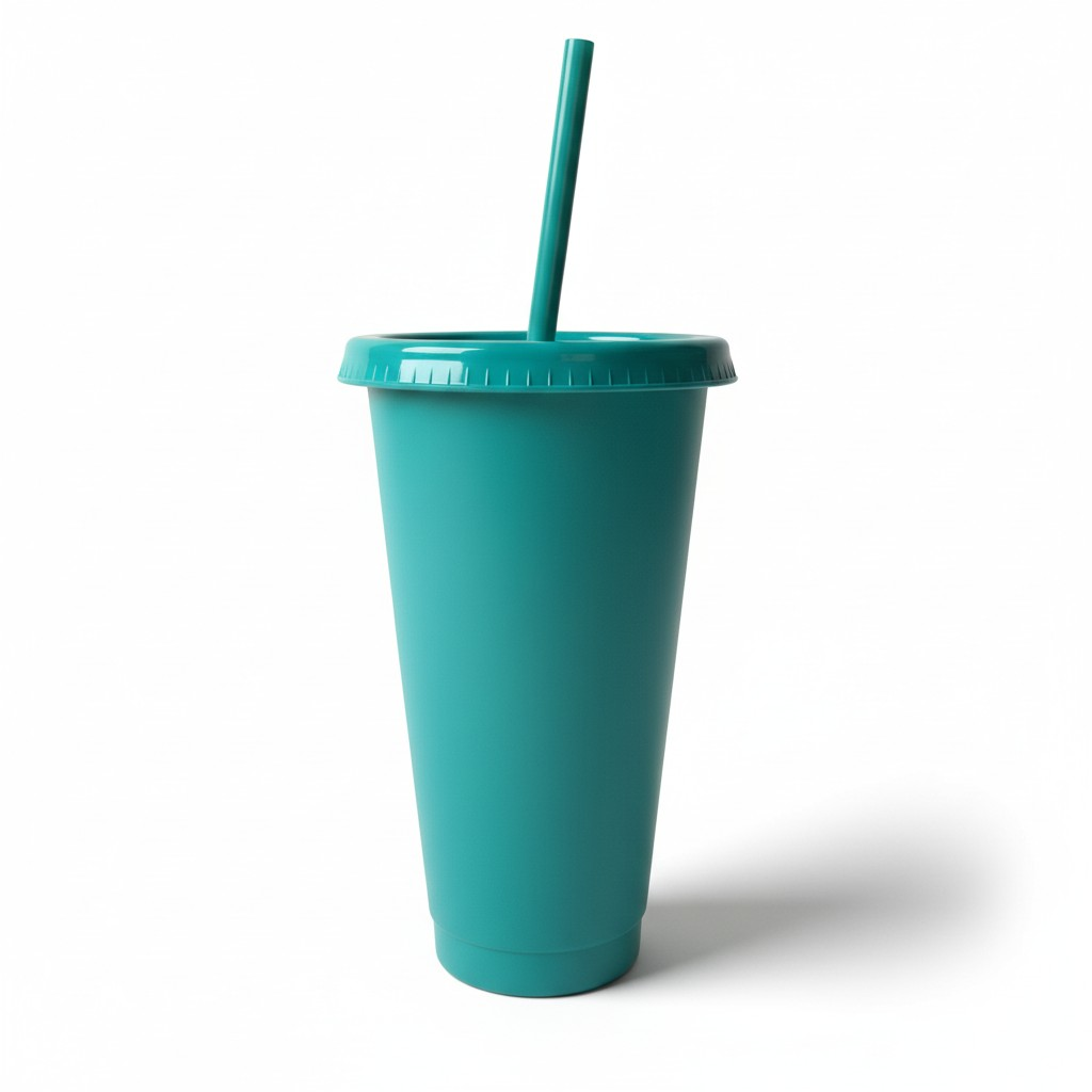 24oz Green cold cup