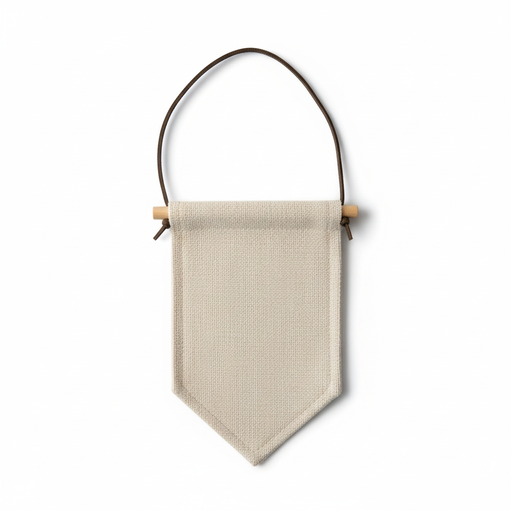 Linen Hanging Pennant - Small