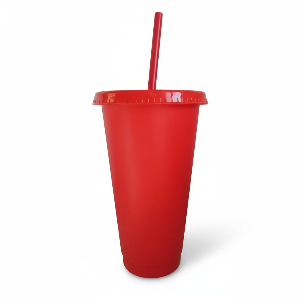 24oz red cold cup