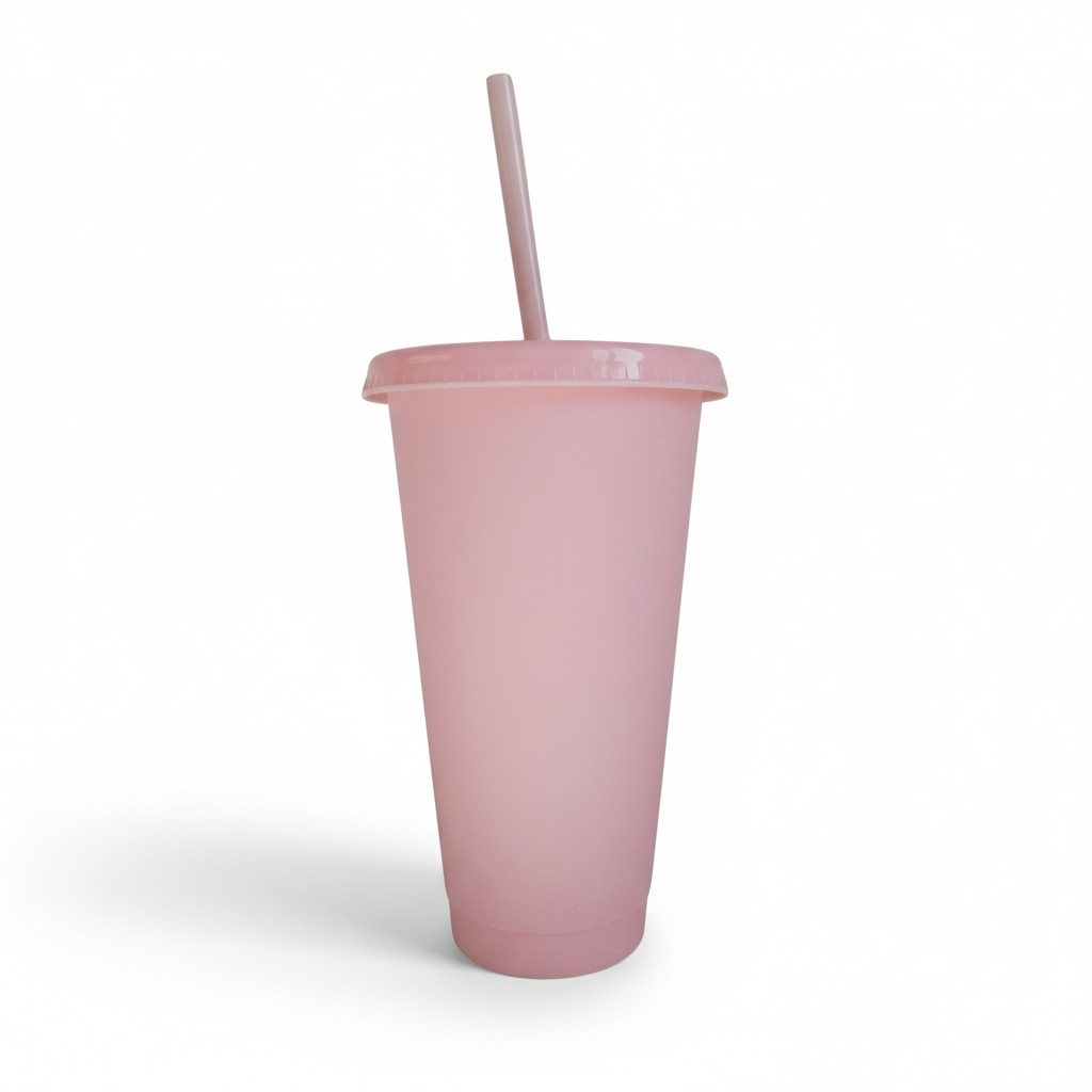 24oz pink cold cup