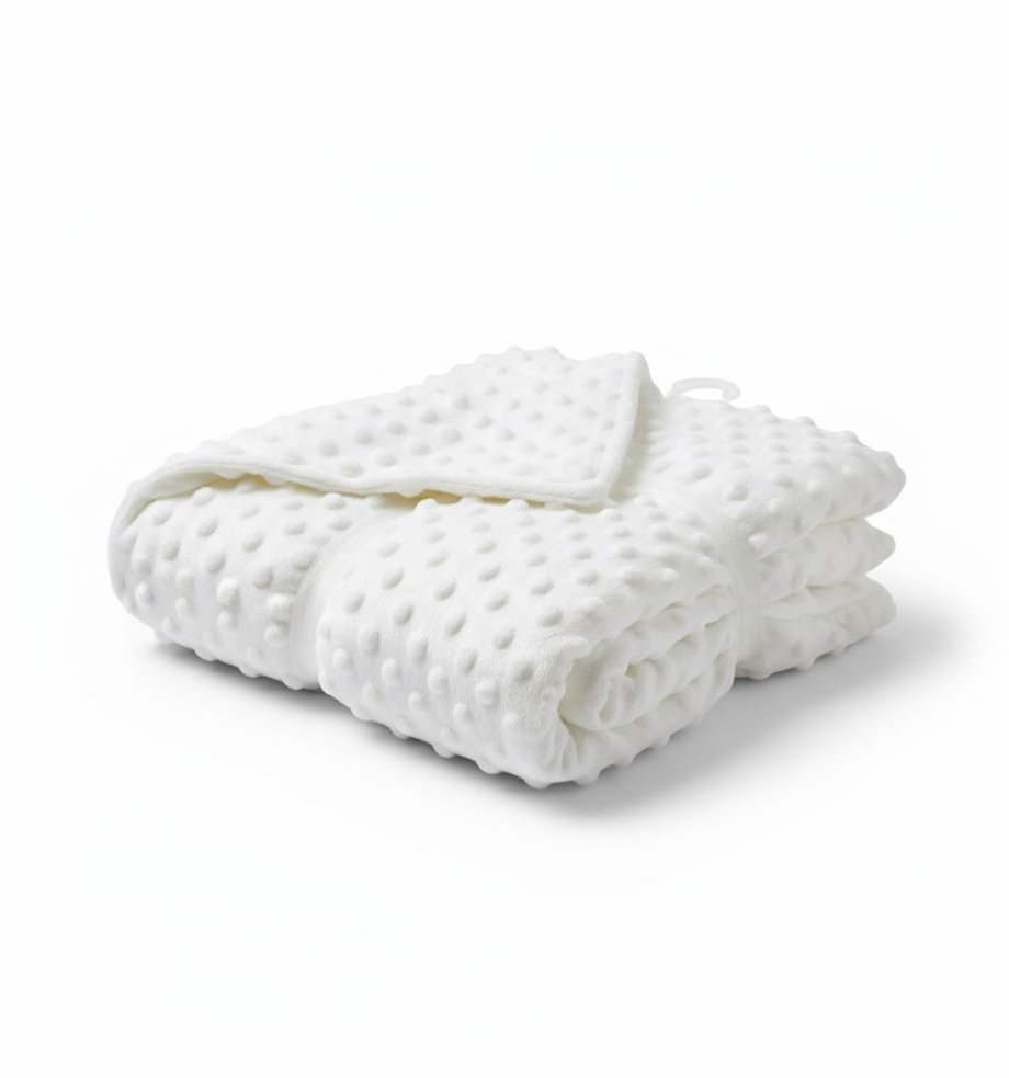 Baby Bubble Blanket White