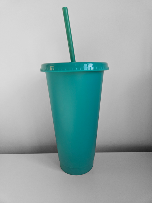 24oz Green cold cup